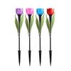 Solar Tulip Lawn Light With Ip44 Protection Long-lasting 16 Hour Illumination