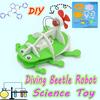 Foam Diving Beetle Robot Science Physics Experiment Toys for Kids Teens Educational Preschool Toys Outdoor Game