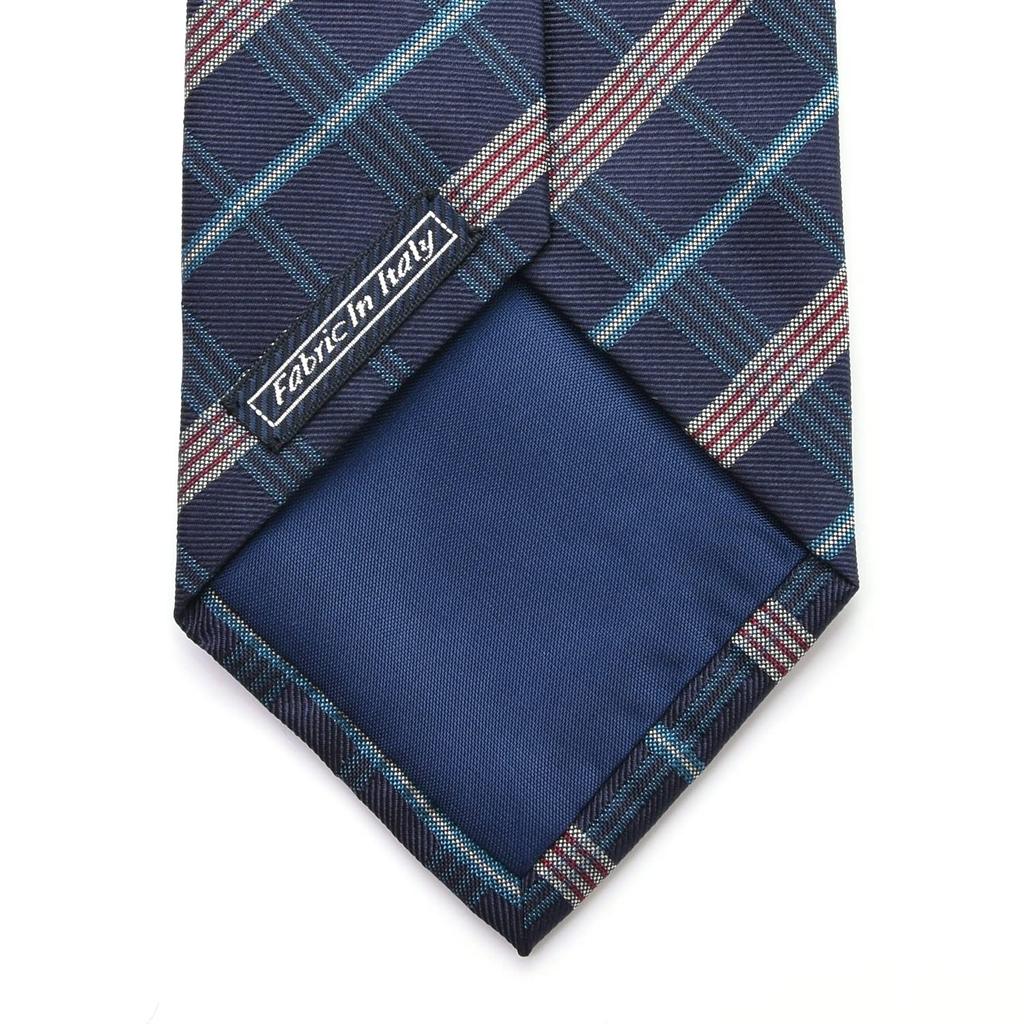 Галстук MICHIKO LONDON Brand Made in Italian Silk Jacquard Plaid Regular Size [MICHIKO LONDON], Япония, Ткань, Плетение, Узор, Полоска, Бизнес, (С