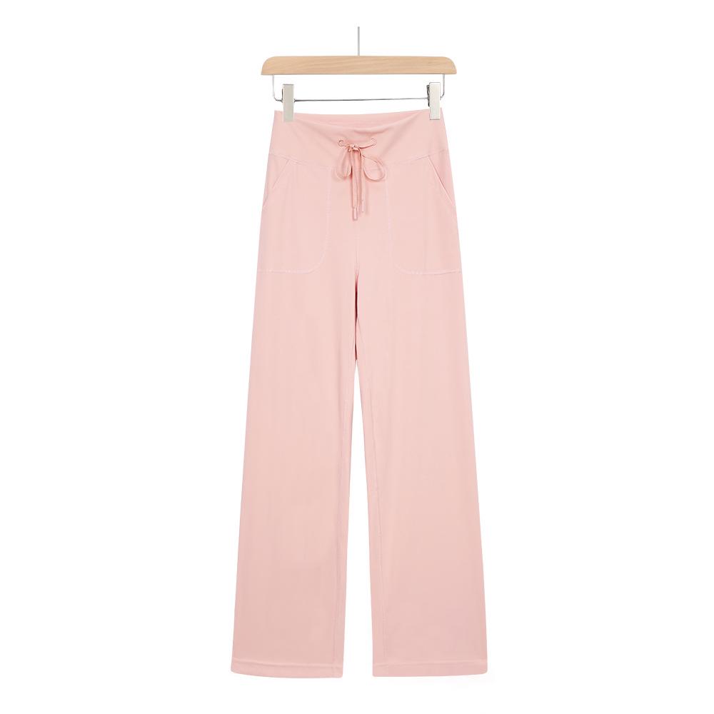 LULU Throwback Yoga Pants: High Waist, Hip-Lifting, Wide Leg, Casual Drawstring