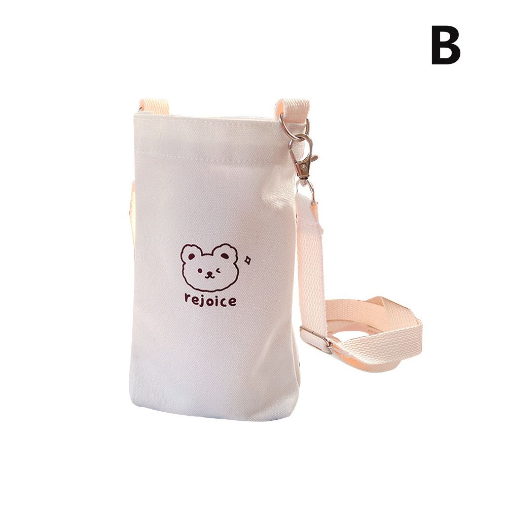 Cartoon Portable Water Cup Sleeve Adjustable Shoulder Crossbody Mug Bottle Strap Travel Outdoor Cup Accessory