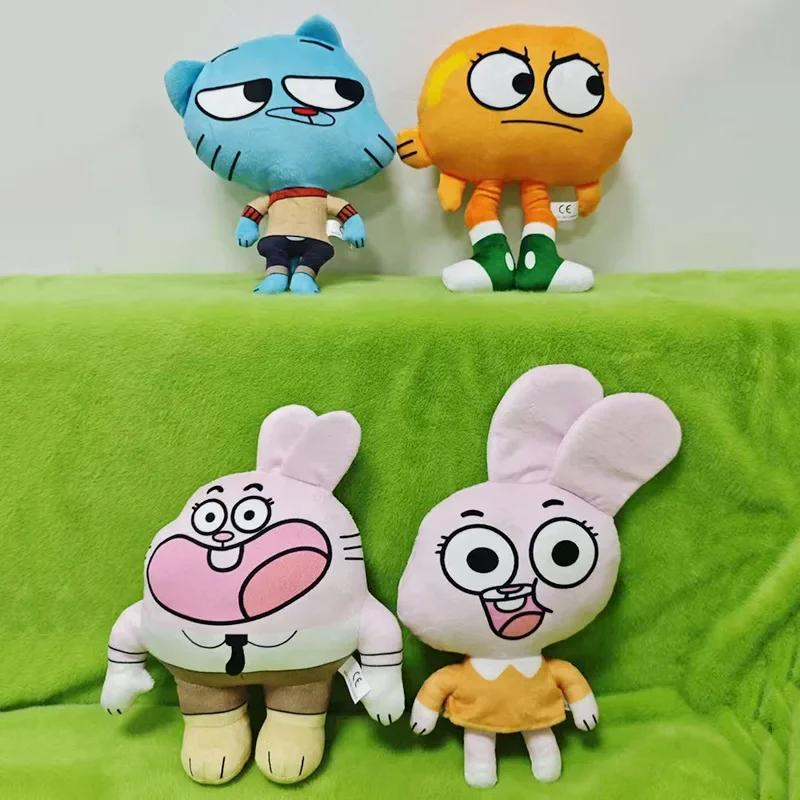Cute Cat Bunny Stuffed Toy Birthday Present Gifts For Children Kids Cartoon Amazing World 25cm Gumball Richard Anais