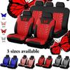 Universal 2/4/9PCS 3 Sizes Available Butterfly Car Seat Cover Full Set Universal Car Seat Protection Covers Car Interior Accessories