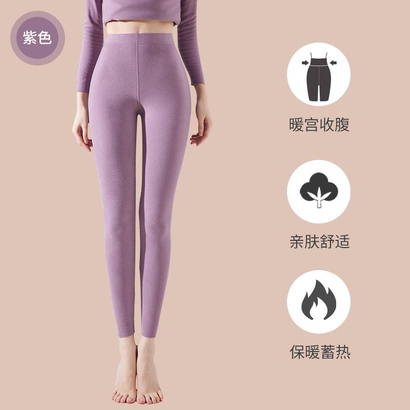 Немецкие бархатные леггинсы женские новые женские внутренние с низкой посадкой осенне-зимние бархатные утолщенные бесшовные термоштаны большого размера