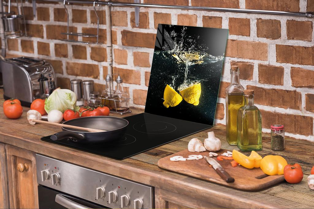 SZKLANA DESKA DO KROJENIA 45x52 CYTRYNA