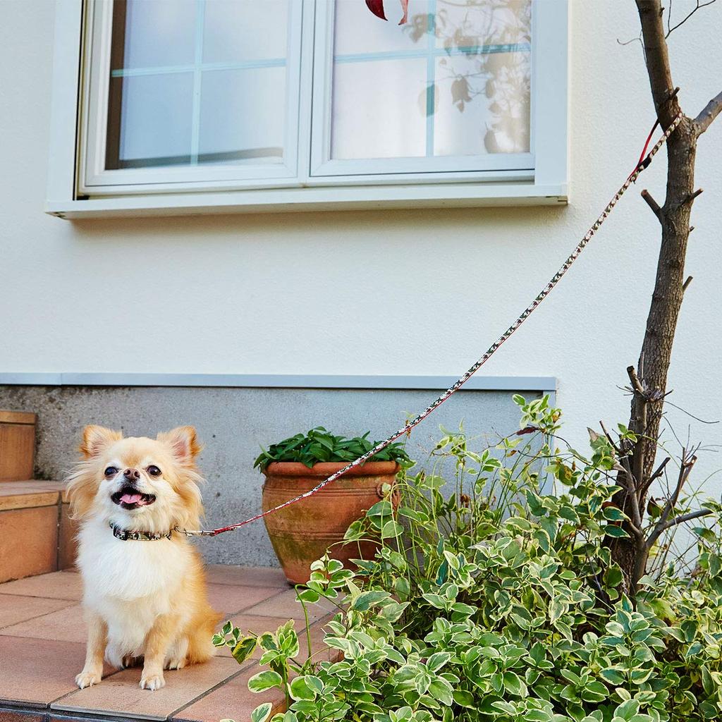 Petio Ethical дверной камуфляжный поводок красный для собак размер S