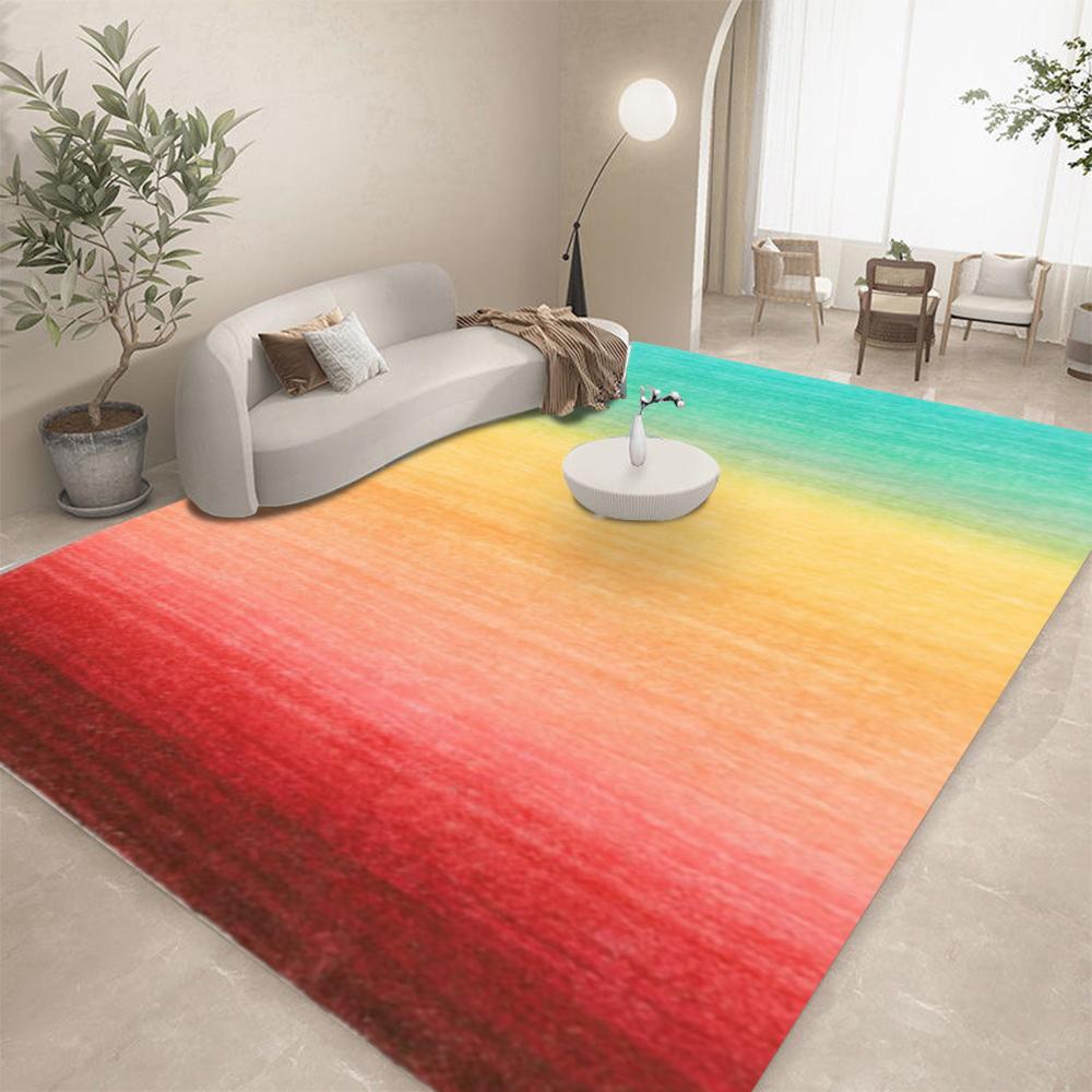 Modern Gradient Carpet Living Room Home Decor Sofa Rugs Bedroom Rug Lounge Kitchen Coffee Table Floor Mat Indoor Rug Doormat