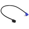 Cablecc 5Gbps Host To Micro USB 90 Degree Data for Industrial and Mobile USB-C Type-C 3.0 Right-Angle Cable, 30cm, Cameras, Storage, Phones, UC-166-CC