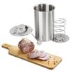 Stainless Steel Ham Maker Meat Press Cooker Mold for Deli Lunch Meat Kitchen Tool for Homemade Healthy Sausage