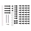 1: 28 RC Car Hardware Set, W/ PTFE Tube, DIY Enthusiasts Components for Chassis Assembly Screw Kit