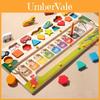 Wooden Three In One Magnetic Puzzle For Toddler Learning And Development