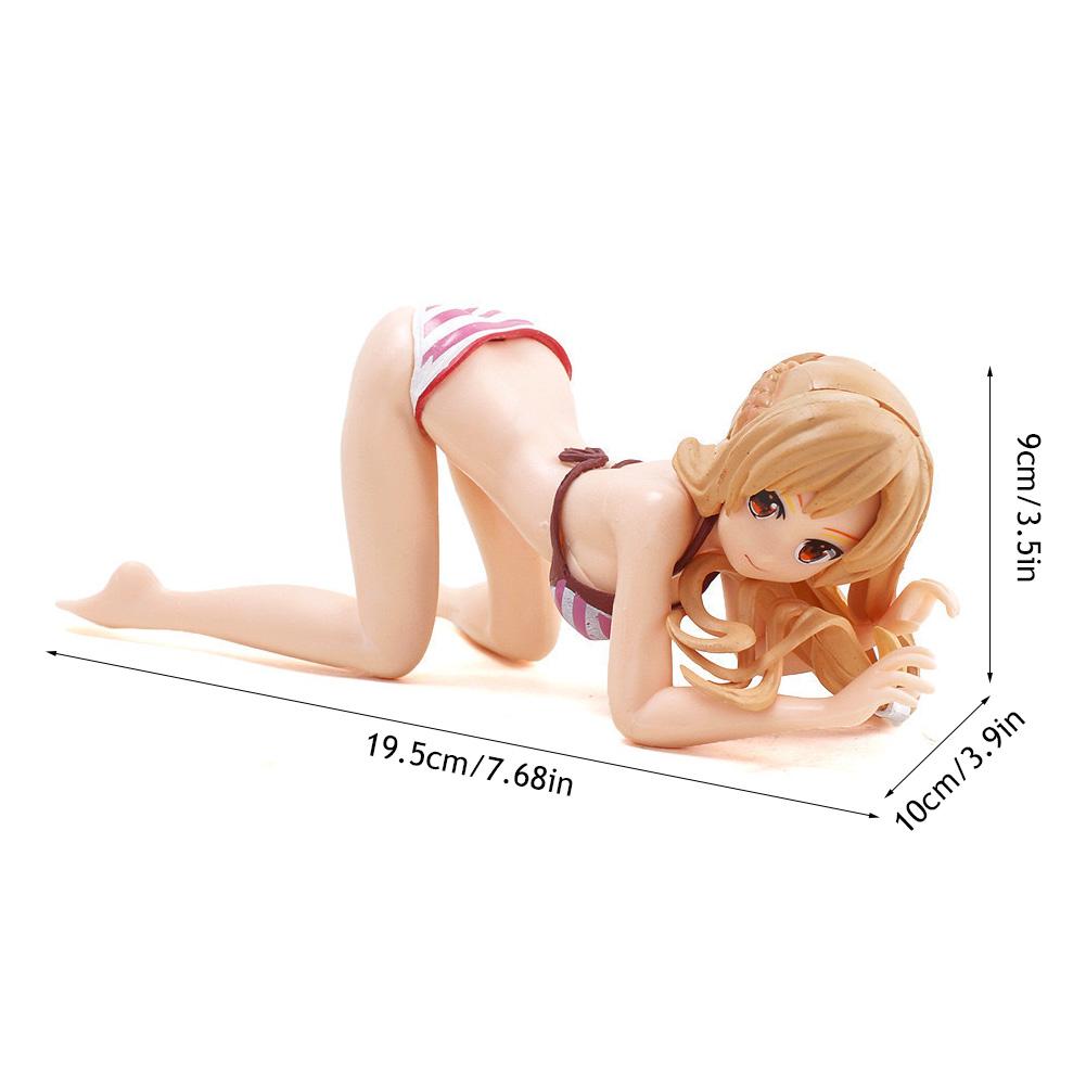 Модный мультфильм аниме автомобильный орнамент креативный автомобильный держатель для телефона бикини пляжная девушка аксессуары для салона автомобиля украшения приборной панели автомобиля