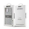 Etui Dkny Leather Mono Stripe & Metal Logo Na Iphone 15 / 14 / 13 - Beżowe