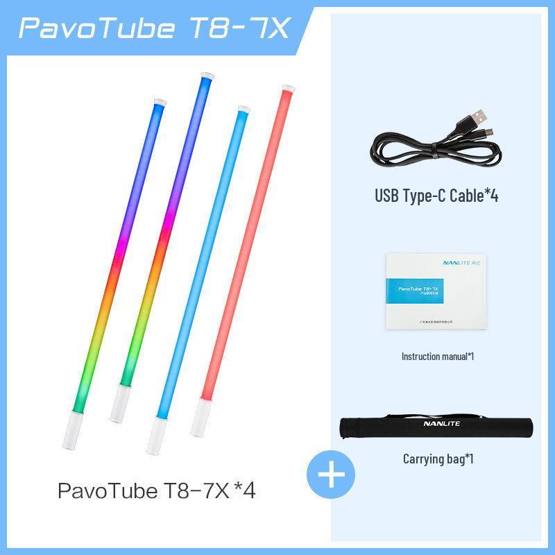 Nanlite PavoTube T8-7X Ручной светодиодный светильник-палка для креативной фотографии