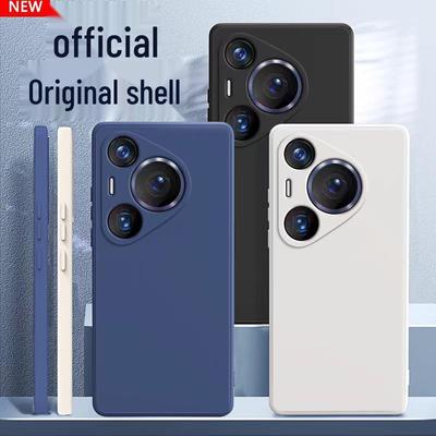 Совместимые с Huawei Pura70, P70ultra и Pure70Pro+ чехлы для телефона из жидкого силикона