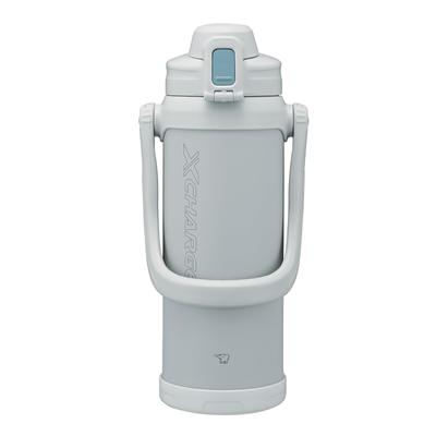 Бутылка для воды Zojirushi Mahobin Cool Bottle, большая емкость, спортивный кувшин, серый, 2,06 л, SD-BE20-HA