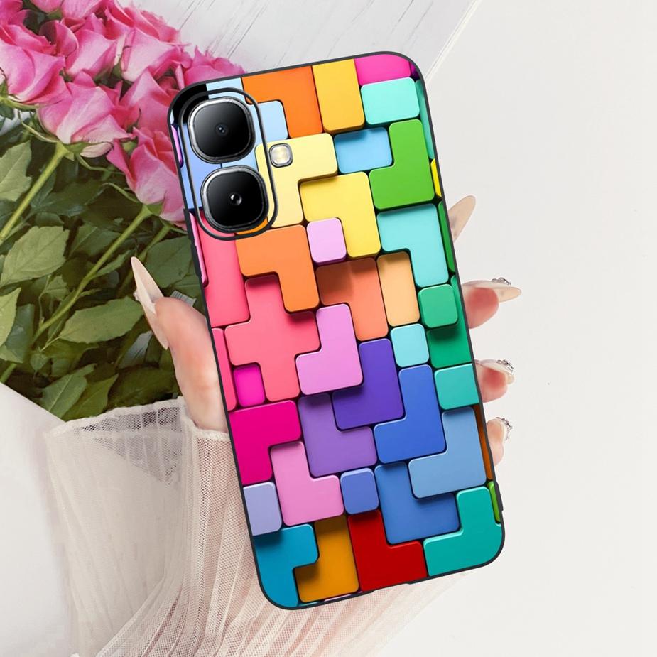For Infinix Smart 20 Case X6840 X6840B Luxury Flowers Butterfly Painted Phone Cover Case For Infinix Smart 20 Smart20 Soft Shell