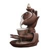 Classical Incense Burner Soothing Purify Air Purple Sand Buddha Hand Hanging Pot Backflow Censer Home Decor