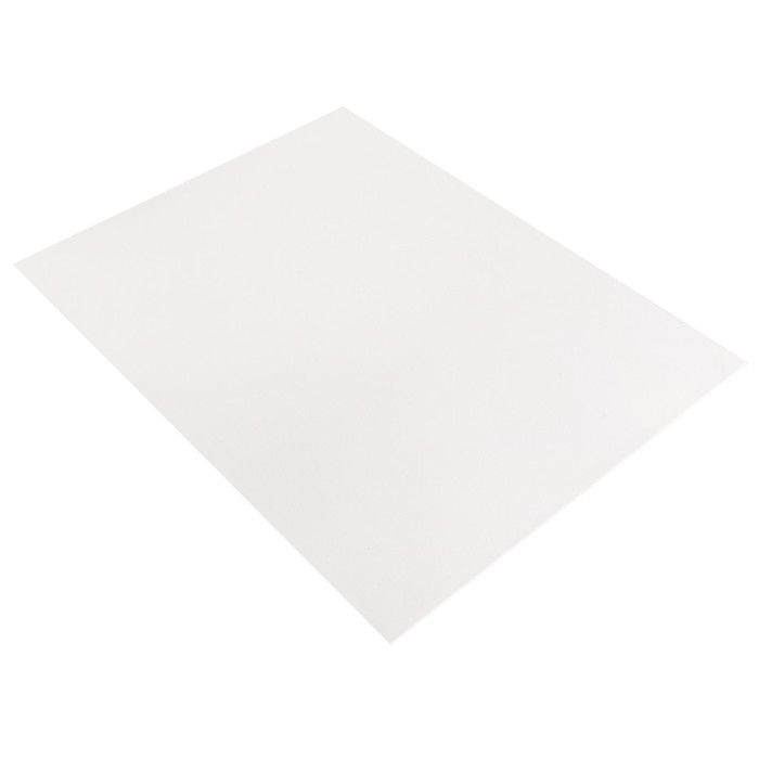 Caoutchouc mousse Plaque, blanc, 30x40x0,2cm
