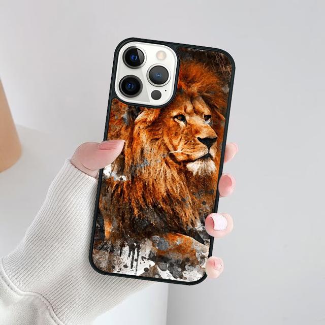 Чехол для телефона 'Рычащий Король Лев' Для Для iPhone 17 Air 16 15 11 12 13 14 Pro Max Plus coque