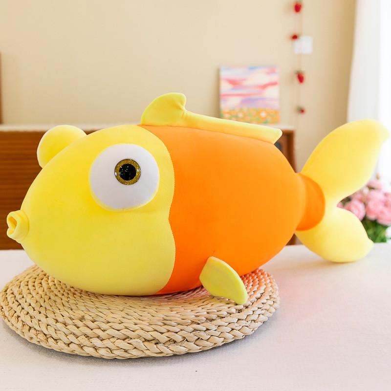 Goldfish Bubble Large Carp Plush Toy Cute Cartoon Girl Decoration Gift Doll