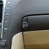 2Pcs Carbon Fiber Interior Glove Box Lock Cover Trim For Lexus GS 2006-2011