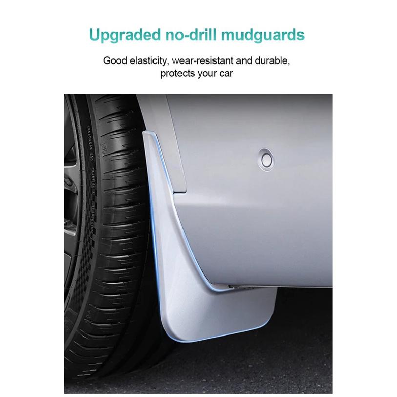 Painted For BMW X3 2017 G01 Accessories 2018-2024 4PCS Front Muds Splash Guards Rear Muds MudFlaps Fender Flares Car Accessories
