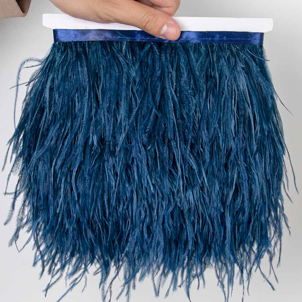 Перо 1 метр Красная отделка из страусиных перьев на тесьме Ленточная бахрома 8-10 см Ткань Юбка Швейные принадлежности Украшение для платья и одежды