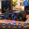 1pcs 12V Power Power Amplifier System Small Size Sound Amp Receiver Mini Stereo Amplifier  Home Use