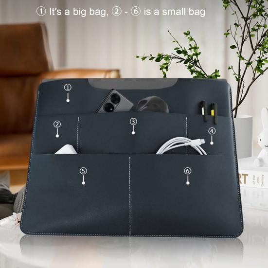 Невыцветающий чехол для ноутбука с диагональю 10–15,6 дюйма, многокарманный, многофункциональный, защита от падения