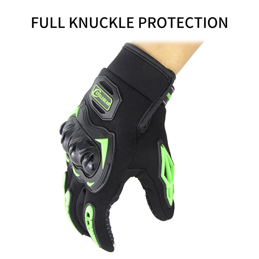 Motorcycle Gloves for Men Women Motorbike Anti-Slip Breathable Touchscreen Gloves with Knuckle
