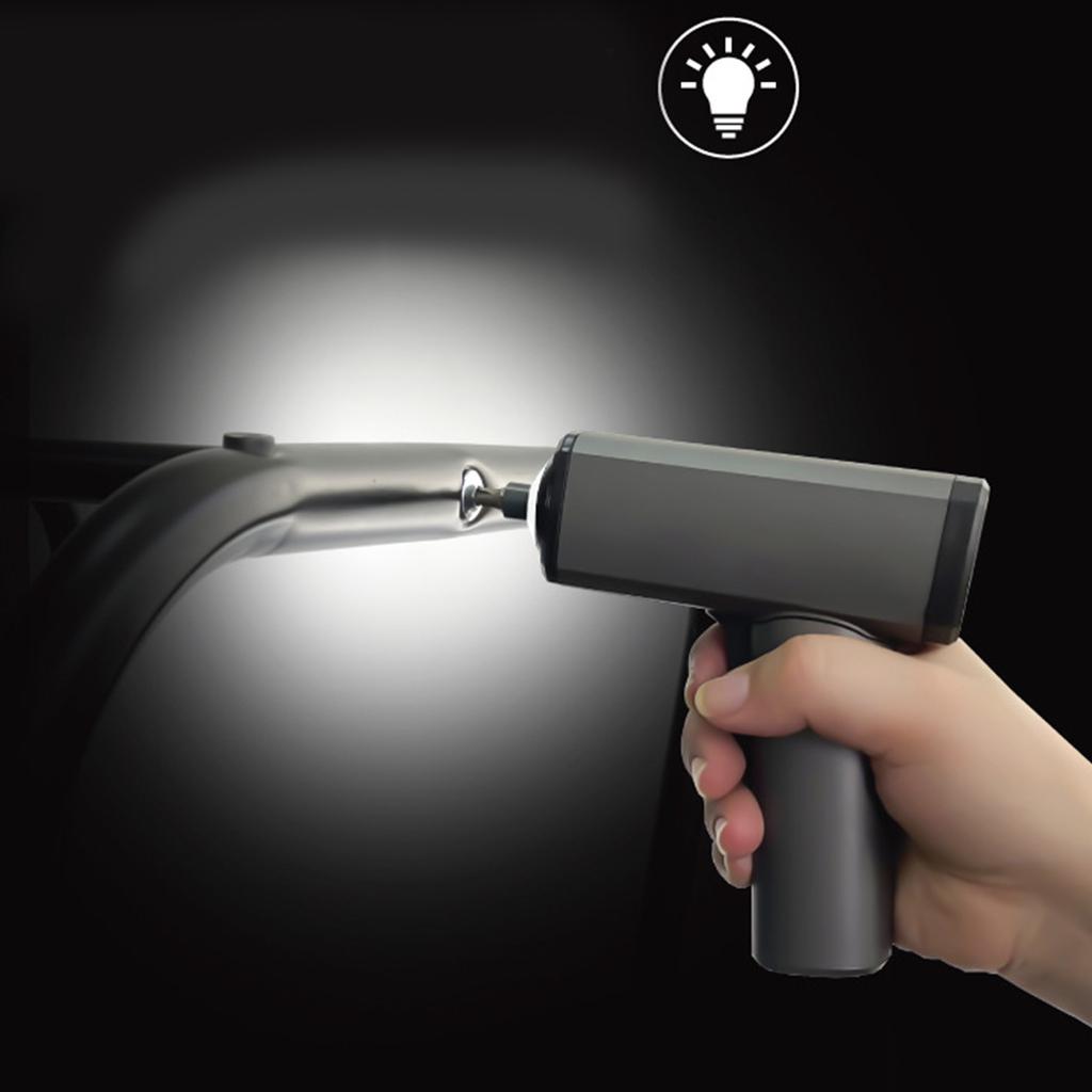 3,6 В электрическая беспроводная отвертка перезаряжаемая портативная отвертка со светодиодной подсветкой 12 шт. сумка для хранения бит отвертка