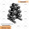 Tiger King Hex Rubber-Coated Dumbbell