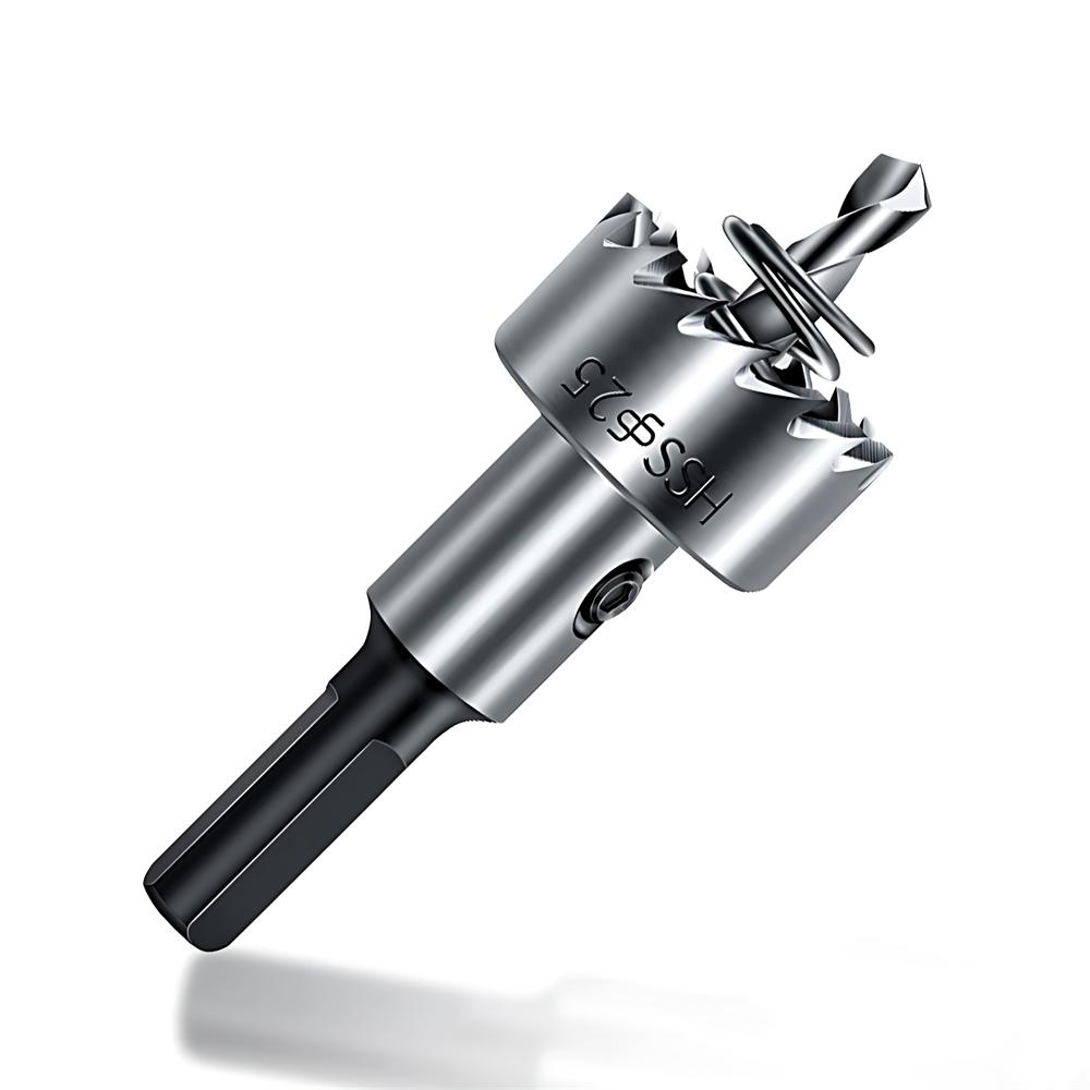 HSS Hole Saw Cutter 16-30mm Carbide Tip Core Drill Bit Metal Hole Cutter Drilling Alloy Hole Saw Set 1/5PCS