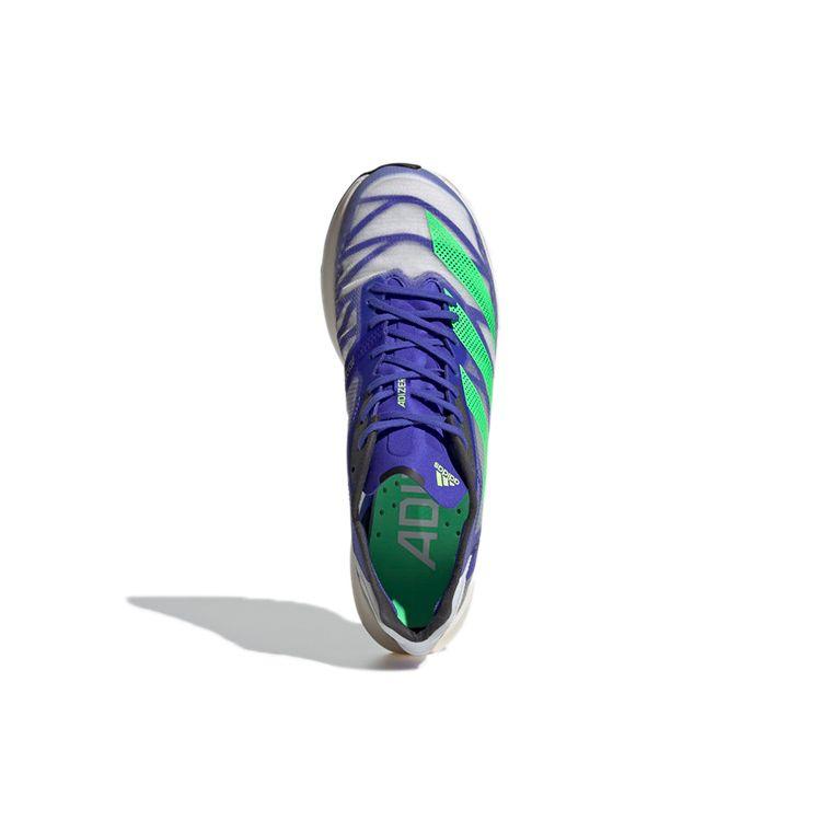 Adidas Кроссовки унисекс Adizero Adios Pro 2 Sonic Ink Screaming Green Purple Cloud-White FY4082