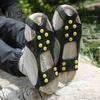 1 Pair Ice Cleats Shoes Crampons with 5 Steel Studs Men Women Winter Outdoor Walking Ice Snow Traction Grips Non-slip Shoes Boot Spikes Grippers