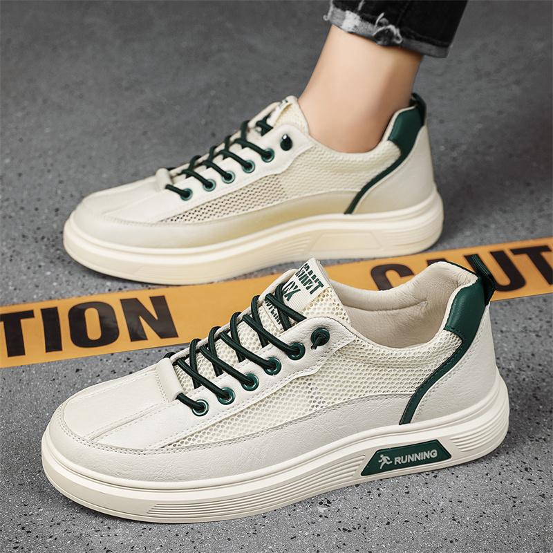 Скейтбордные вентилируемые туфли для мужчин, спортивные и развлекательные мокасины, износостойкие всесезонные мужские кроссовки, мягкие и удобные, новые