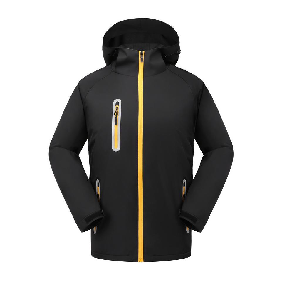 Autumn Safety Reflective Fleece Jacket, Express Delivery, Errand Running, Work Clothes Jacket, Embroidered Work Clothes