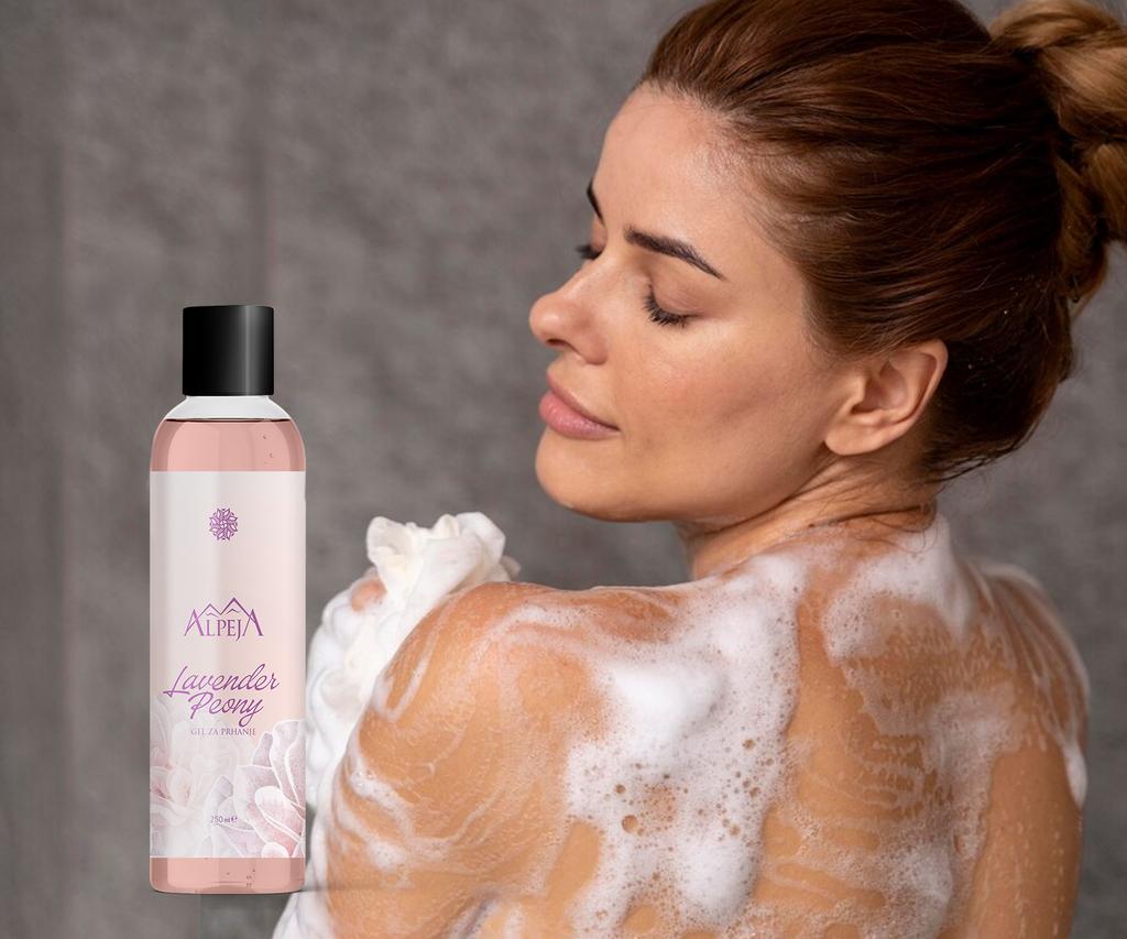 Гель для душа Лаванда Пион Альпея, Словения