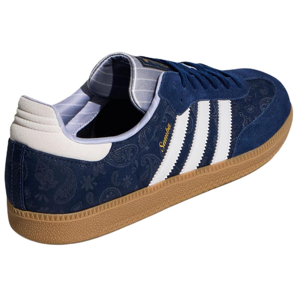 adidas Оригиналы SAMBA OG Немецкие армейские кроссовки Унисекс Синий Белый KZ7551