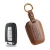 Ретро чехол для ключа подходит для ручной прошивки, застежка для защиты ключа из натуральной коровьей кожи для старых автомобилей Kia