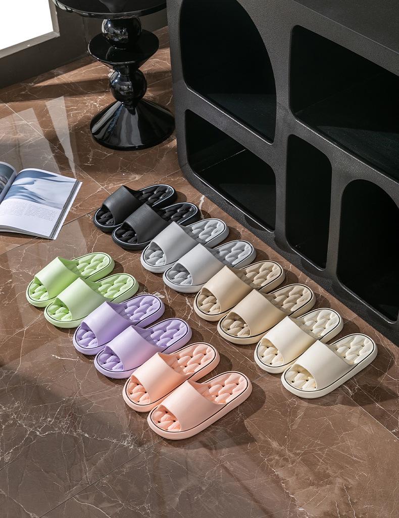 Женские быстросохнущие нескользящие домашние тапочки для ванной - Ощущение надевания, Дышащий летний дизайн