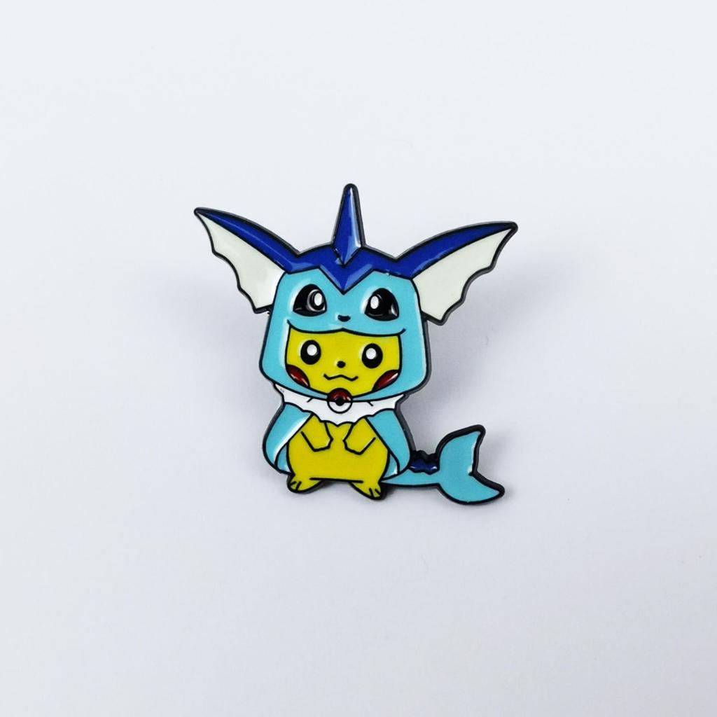 Pokémon Anime Merchandise: Cute Eevee Headband & Pikachu Brooch Backpack Badge