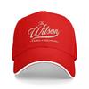 Классическая бейсболка Wilson Family Reunion Черная с Белой Отделкой Индивидуальный Дизайн для Взрослых и Фанатов