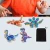 Wooden Dinosaur Puzzles Early Learning Handmade for Boy Girl Puzzle
