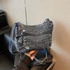 Женская сумка через плечо Джинсовая сумка Повседневная Однотонная Сумка через плечо