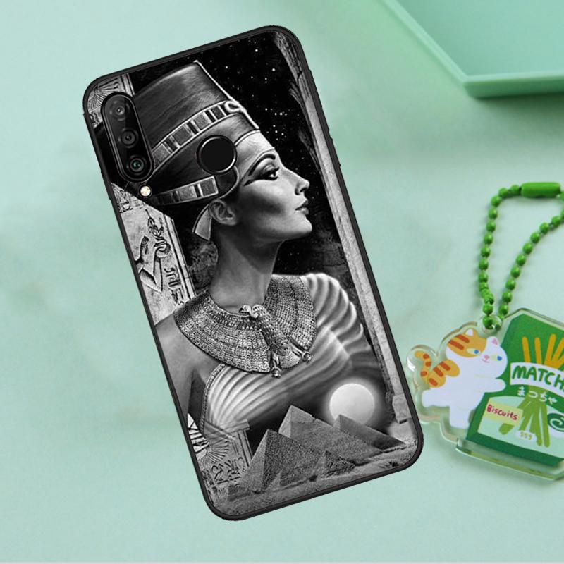 Египет Нефертити Анубис Анкх Для Huawei Nova 12i 12s 7i 8i 11i 9 10 SE Y90 Y60 Y70 Y72 Y61 Y91 P30 P40 Lite P60 Pro Чехол