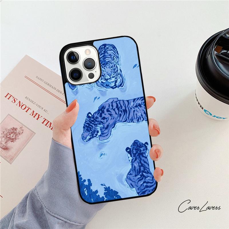 Tiger Sketch Art Phone Case For Apple iPhone 17 Air 11 Pro Max Plus Coque For iPhone 17 Air 14 15 16 13 12 Max Cover