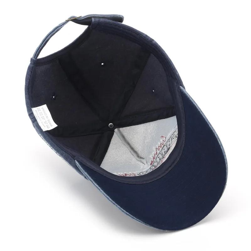 Style Street Urban Hop Hip Snapback Adjustable Women For Hat Visor Casual Stitching Embroidered Shark Cotton Pure Letterings Alphabet Large Cap Trendy