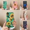 Для Vivo Y400 Pro Y03t Y18i Y18t Y02t iQOO Z9 Lite U5x Красивый чехол для телефона с подсолнухом Мягкий жидкий силикон Противоскользящая защитная оболочка для чехла Vivo